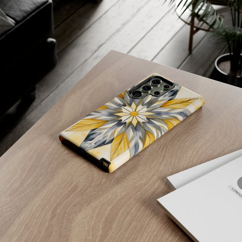 Sunshine Bloom Mosaic - Impact Resistant Phone Case